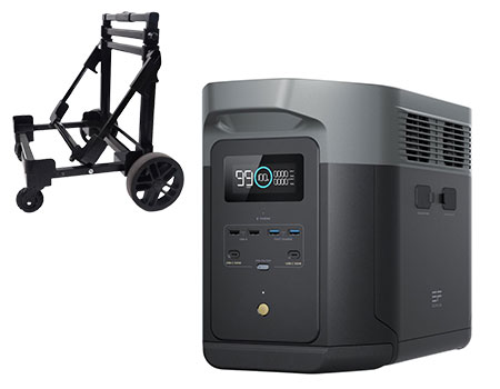 ポータブル電源＋キャリーカートセット