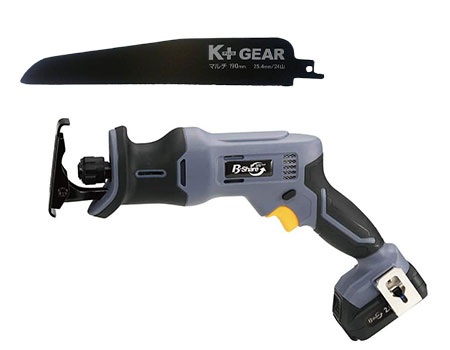 10.8V充電式レシプロソー＋ゴミ分別用マルチセーバーソー替刃