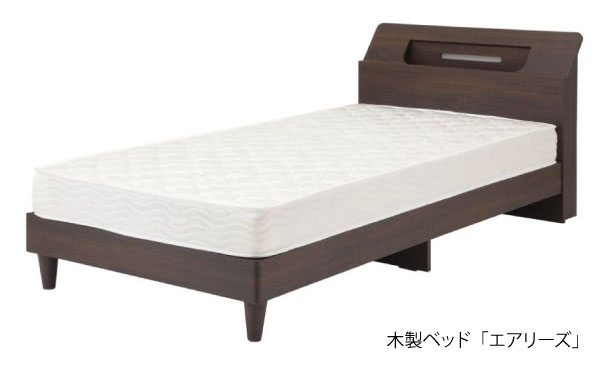 大容量収納付きベッド　ベッド・マットレスセット