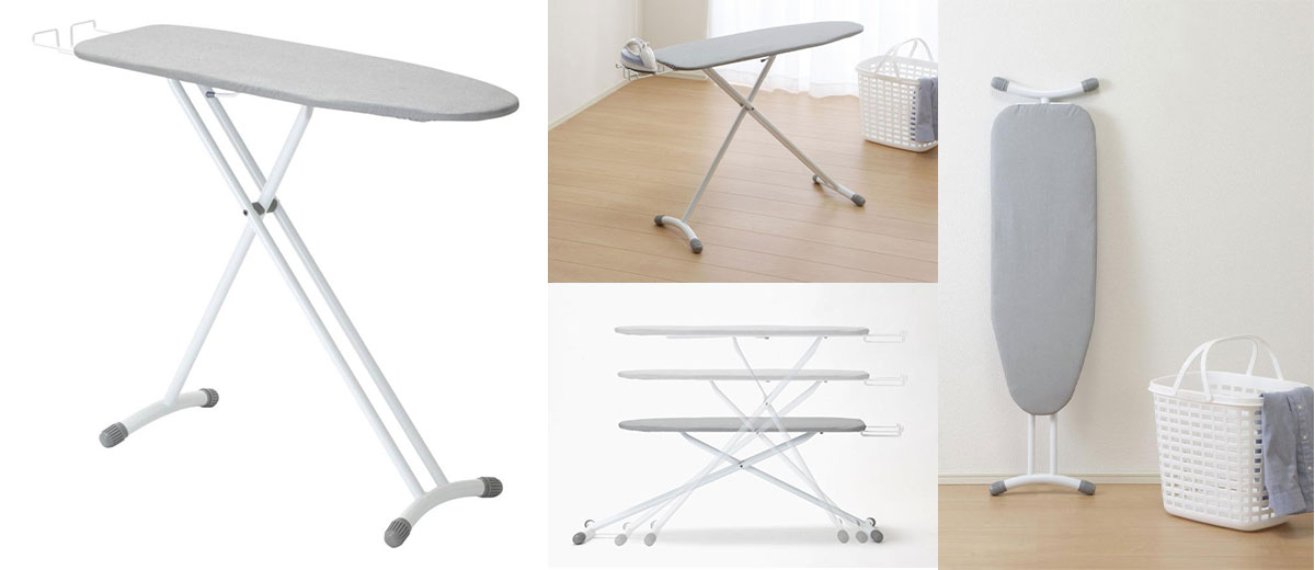 アテーナライフ　高さが変えられる スタンド式アイロン台 10段階高さ変更