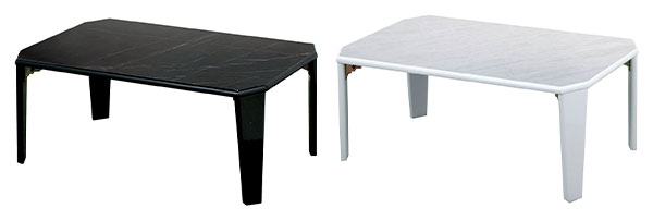 上品のある大理石柄を使用 折りたたみテーブル　大理石柄