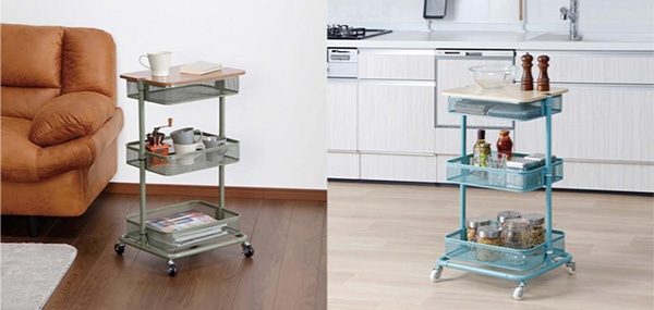 新色が登場 メッシュバスケットワゴン