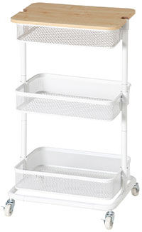 メッシュバスケットワゴン