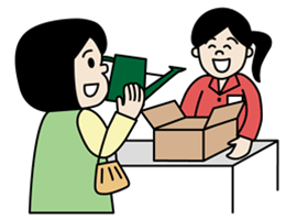 商品を確認してから支払い可能