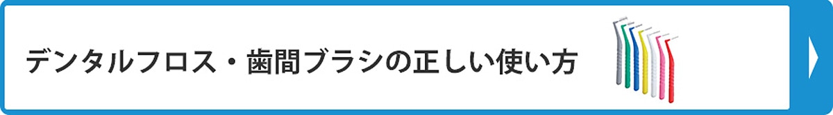 デンタルフロス・歯間ブラシの正しい使い方