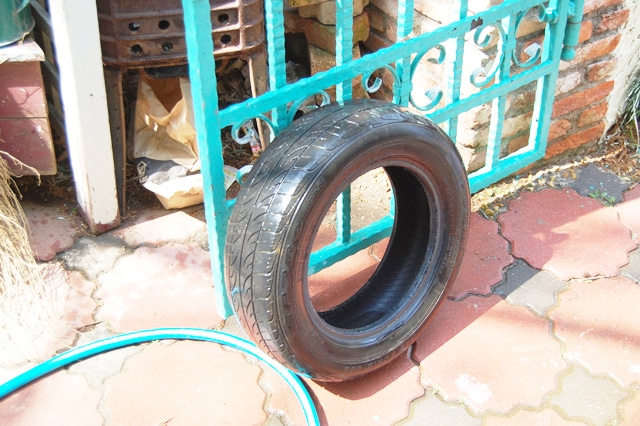 古タイヤ吊り鉢 リサイクル 作り方 身近な素材でdiyを楽しむ あなたがつくるステキなdiy